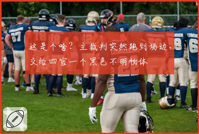 这是个啥？主裁判突然跑到场边，交给四官一个黑色不明物体